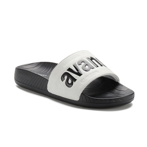 Xsheng Low Moq Oem Factory Direct Custom PU Sole Slide Slippers Quick Bulk Production Delivery Logo and Color Options