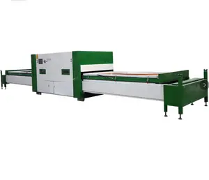 Furnitur kerja kayu plastik PVC Film mesin Laminating mesin penekan kayu laminating