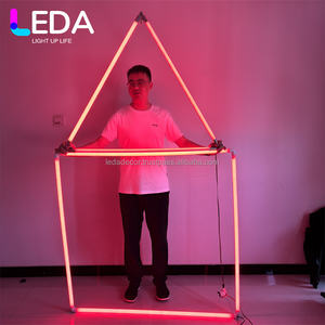 LEDA 360-degree indoor and outdoor universal light-emitting diode RGB color pixel tubes are suitable for <b>bars</b> and weddings. - Product Image 1