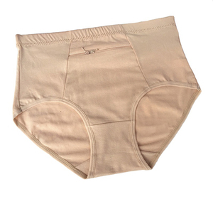 Venta al por mayor de algodón de alta calidad <span class=keywords><strong>con</strong></span> <span class=keywords><strong>bolsillo</strong></span> <span class=keywords><strong>con</strong></span> cremallera <span class=keywords><strong>Calzoncillos</strong></span> de mujer sin mangas en blanco - Product Image 2