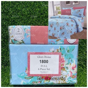 6-mảnh Lodge in siêu mềm tấm sợi nhỏ thiết lập sang trọng 6 Miếng tấm phẳng và trang bị tấm Vua Kích thước - Product Image 1