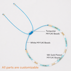 Collection de bracelets Resoul Boho en perles de rocaille, faits main, tressés, avec perles Miyuki, œil porte-bonheur et étoiles, bracelets empilables pour femme, bijoux cadeaux - Product Image 4