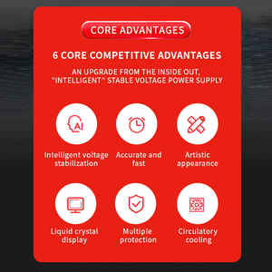 300KVA ตัวควบคุมแรงดันไฟฟ้าอัตโนมัติ Stabilizers 300KVA ตัวควบคุมแรงดันไฟฟ้า 380V AVR พร้อมจอแสดงผล LCD สมาร์ท - Product Image 4