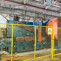 Trituradora de Tambor Industrial para Madera, 50 Toneladas/hora, Alimentación Automática, Certificación CE, MINGHUNG, Alta Productividad, Motor de 1000kw