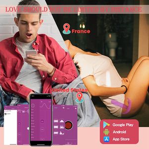 Vibrateur <span class=keywords><strong>anal</strong></span> commandé par application pour femmes avec fonction de poussée à distance, vibrateur <span class=keywords><strong>anal</strong></span> en silicone multi-fréquence pour le plaisir - Product Image 2