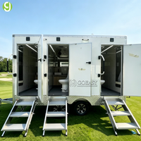 Goeasy - Remorque WC mobile public très vendue, toilettes portables commerciales extérieures, sanitaires écologiques et durables