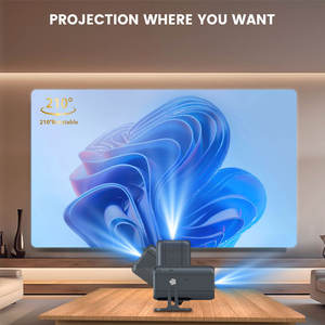 Proyector LED Inteligente F06 Mini Android 13, Nativo 1080P FHD, Proyector de Cine en Casa con WiFi 6 y Bluetooth <span class=keywords><strong>5</strong></span>, Superventas - Product Image 4