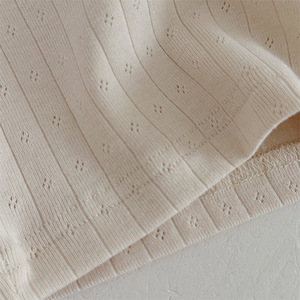 Camicetta a Costine a Maniche Corte con Colletto in Pizzo a Doppio Strato e Due Bottoni per Bambine, Collezione Estiva 2026 INS - Product Image 4