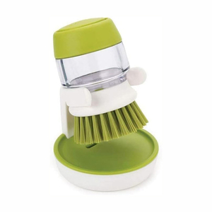 Household Kitchen Tool Small Washing <b>Brush</b> Pot Kitchen Cleaning <b>Brush</b> with Soap Dispenser for Dishes Pot Pan Kitchen Sink Scrubb - Product Image 2