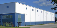 Edificio de Almacén con Estructura de Acero, Taller Industrial Prefabricado, Edificio Comercial con Estructura de Acero