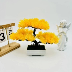 Bonsaï artificiel en aiguilles de pin pour la décoration intérieure, l'aménagement paysager commercial et comme petite plante en <span class=keywords><strong>pot</strong></span> de bureau - Product Image 6