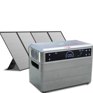 All One 2000Wh Estación portátil Generador solar Onda sinusoidal modificada Salida de CA CC Batería de litio de respaldo para automóvil al aire libre MPPT - Product Image 1