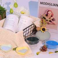 Masque Facial Cristallin aux Herbes et Vitamine C, Haute Qualité, Poudre de Spiruline, Anti-Âge, Hydratant, Apaisant, Soin Visage en Gelée, Vente Chaude, ODM/OEM