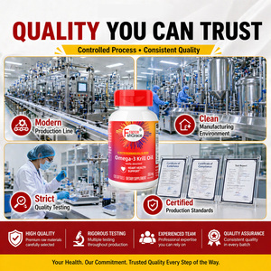 Suplemento de Extractos de Aceite de Krill Omega 3 de Alta Potencia, 130 Cápsulas Blandas con Aceite de Pescado para Mujeres y Hombres, Suplemento para la Salud - Product Image 6
