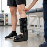 Bota Ortopédica para Caminar con Base Basculante, Inmovilizador de Fracturas de Tobillo, Fascitis Plantar, Postoperatoria, OEM, CE, ISO13485