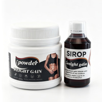 Complément Alimentaire Tout-en-Un pour la Prise de Poids : Poudre et Sirop pour le Remodelage Corporel, la Réparation Musculaire et la Prise de Masse Saine