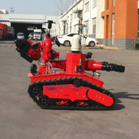 Robot de lutte contre l'incendie RC, extincteur, canon à eau 40L/S, portée 65M, équipement de sauvetage incendie RXR-M40D-880T
