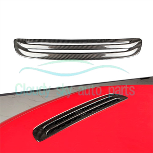 Cubierta de Rejilla de Entrada de Aire para Capó Delantero de Fibra de Carbono Compatible con Ventilación del Capó para <span class=keywords><strong>Honda</strong></span> Civic Type <span class=keywords><strong>R</strong></span> FL5 11ª Generación <span class=keywords><strong>2022</strong></span>+ - Product Image 6