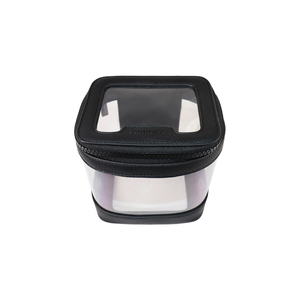 Organisateur de voyage portable en EVA transparent personnalisé OEM pour sac, avec fermeture à cordon et boucle, noir, 12+ compartiments - Product Image 3
