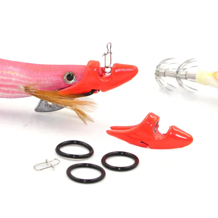 2023 Willfishing 2sets/bag Squid Jigs Lead Egi Sinker Wooder Shrimp Accessories