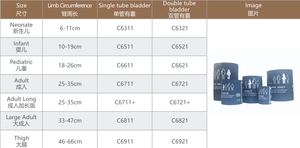 Disponibile in Diverse Misure, Bracciale Riutilizzabile per la Misurazione della Pressione Sanguigna, Materiale in Nylon, Bracciale NIBP a Tubo Singolo - Product Image 2