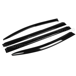 New 4x Black Tinted Car Side <b>Window</b> Visor Guard Vent Awnings Shelter <b>Cover</b> Trim Rain Guard Shell for Toyota for Sienna 2011-2018 - Product Image 1