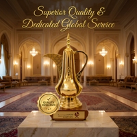 Trofeo Dallah Árabe de Metal de 25 cm con Grabado Personalizado, Base de Madera, Diseño para Regalo Empresarial o Premio