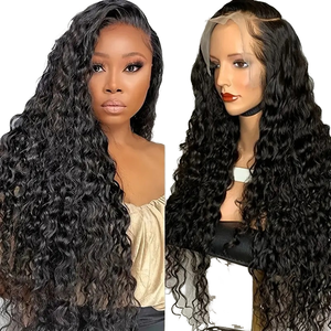 Perruque Brésilienne Remy Transparente Personnalisable, Cheveux Humains Vierges 100% Naturels, Frontale 13x4, Nœuds Petits, Sans Colle, Pas Cher - Product Image 6