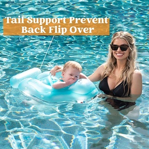 Baby Pool <b>Float</b> with Detachable Canopy, Elephant Pattern Infant Baby Swim <b>Floats</b>, Sun Protection Baby Infant Water Swimming Floa - Product Image 2