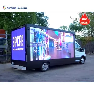 Outdoor Waterproof P4 4Mm Van Vehicle Advertising Mobile Led Billboard Led Display Screen For Commercial Truck