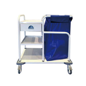 Hoge Kwaliteit Roestvrij Staal Medisch Afval Kar Patiënt <span class=keywords><strong>Trolley</strong></span> Voor Ziekenhuis Gebruik Voor Vuil Linnen Transport - Product Image 6