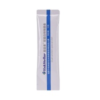 Sachet d'emballage long en aluminium imprimé sur mesure avec fermeture arrière pour café en grains et poudre de thé