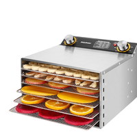 Machine de séchage de fruits et légumes intelligente commerciale Machine de déshydrateur alimentaire domestique commerciale 5/6/8/12/18 couches