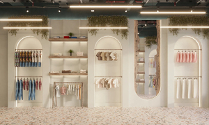 Custom Kids Clothing Store Display Rack | Modern Children's Wear Shop Interior Design Furniture & Fittings - Product Image 2