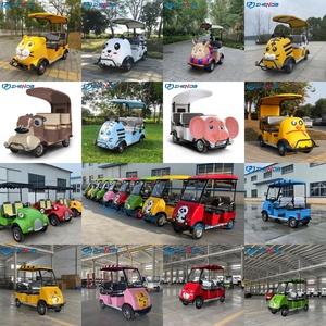รถมินิบัสไฟฟ้า ZHENDA สำหรับเที่ยวชมสถานที่ พร้อมรถบั๊กกี้การ์ตูน 4x4 สำหรับการขนส่งพิเศษ มีขายแล้ว - Product Image 6