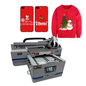 เครื่องพิมพ์หลายวัสดุ อะคริลิก โลหะ และวัสดุอื่นๆ สำหรับการพิมพ์ 4060 เครื่องพิมพ์ขนาดเล็ก A2 แบบ Flatbed สีขาวเคลือบเงา ใช้หมึก UV - Product Image 6