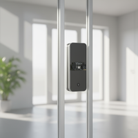 Kamera Pengenal Wajah BFP355 Broken Bridge Aluminium Door Lock dengan Layar OLED, Daya USB, Kapasitas 100 Wajah