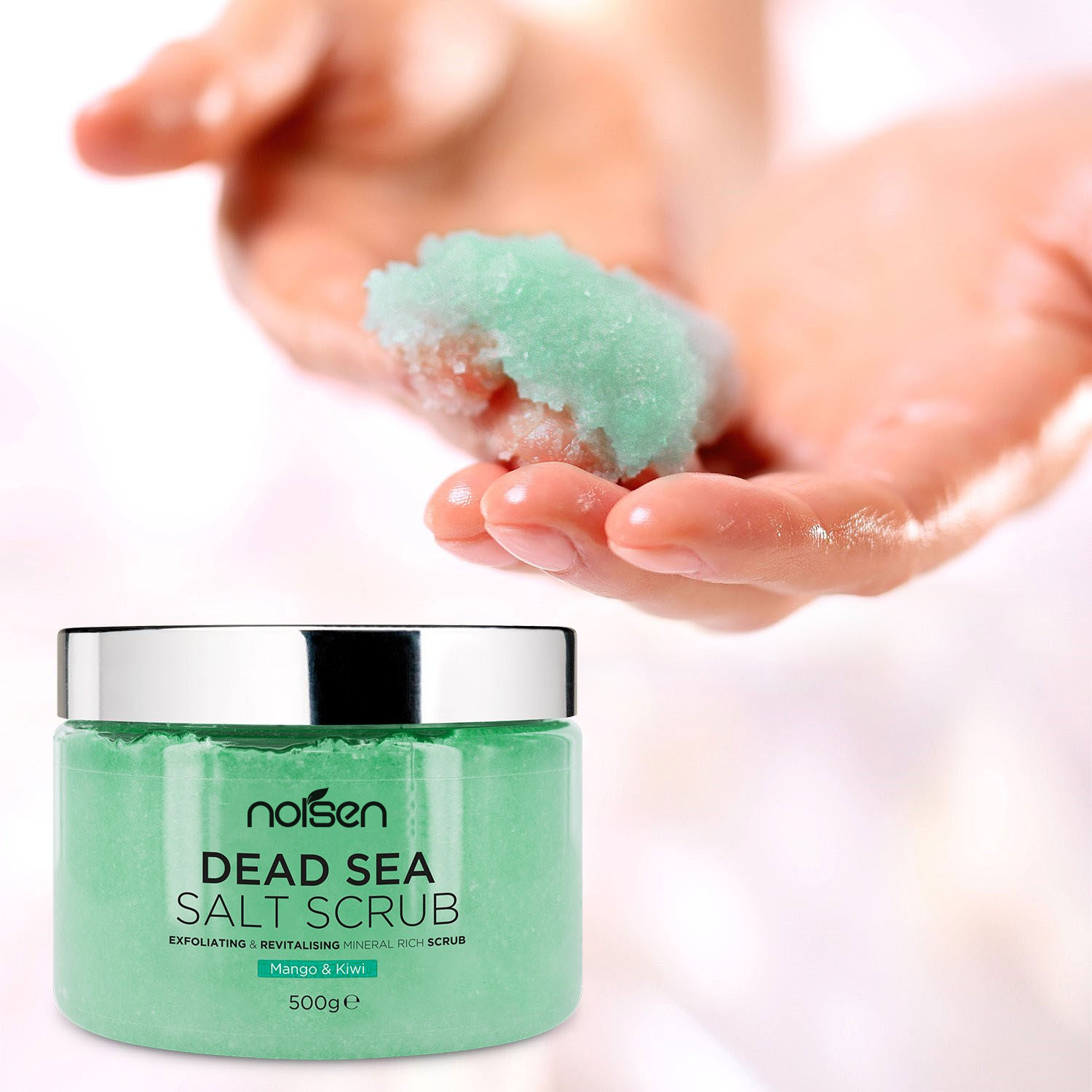 Hot Selling Wholesale Organic Minerals Nourishing Whitening Dead Sea Body Scrub Exfoliating Salt Scrub