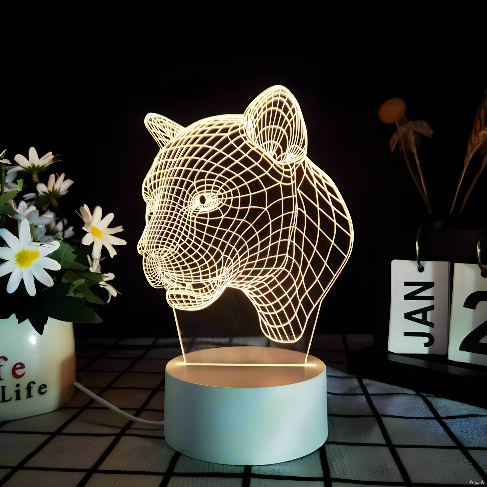 7 colors white base