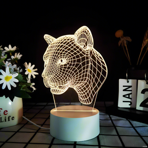 Color Changing Vision LED Night Light Children's Toy Birthday Gift Atmosphere Decor Lamp Bedroom Led Lamp Deco Led <b>Table</b> Lamp - Product Image 1