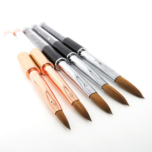 Diamantes de imitación <span class=keywords><strong>2022</strong></span> pelo Kolinsky puro, pintura de <span class=keywords><strong>uñas</strong></span> artísticas, pincel acrílico, gran oferta, 100% Mba - Product Image 3
