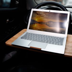 Légende Portable voiture bureau tablette plateau manger Table <span class=keywords><strong>ordinateur</strong></span> portable voiture <span class=keywords><strong>porte</strong></span>-gobelet bambou bois volant bureau plateau pour voyage - Product Image 4