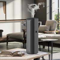 Diffuseur de parfum intelligent électrique en plastique noir/gris pour la maison, capacité 100 ml, contrôlé par application, mural, 1 an de garantie