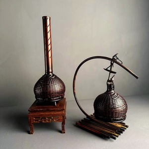 Bamboo Incense Burner Hand Made Indoor Aromatic Decor Coil Incense Holder Home Decoration Gift - Product Image 1