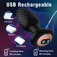 Télécommande APP, 9 modes de vibration, plug anal creux en silicone, plug anal long XXL pour hommes, masseur de prostate