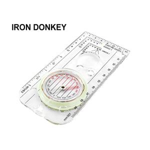 Équipement d'exploration IRONDONKEY Échelle de carte professionnelle Échelle de <span class=keywords><strong>dessin</strong></span> à l'aiguille du nord Boussole extérieure acrylique - Product Image 4