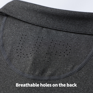 Agujeros transpirables 180 GSM Entrenamiento físico de secado rápido Slim Fit Gimnasio Elasticidad OEM Estampado personalizado Manga corta Polo para hombre - Product Image 2