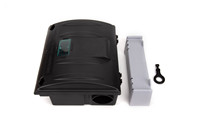 ANTOUR ATMT-15 Boîte de piège à souris et rongeurs rechargeable, légère, rectangulaire, en plastique solide, station d'appâtage à 5 zones de capacité