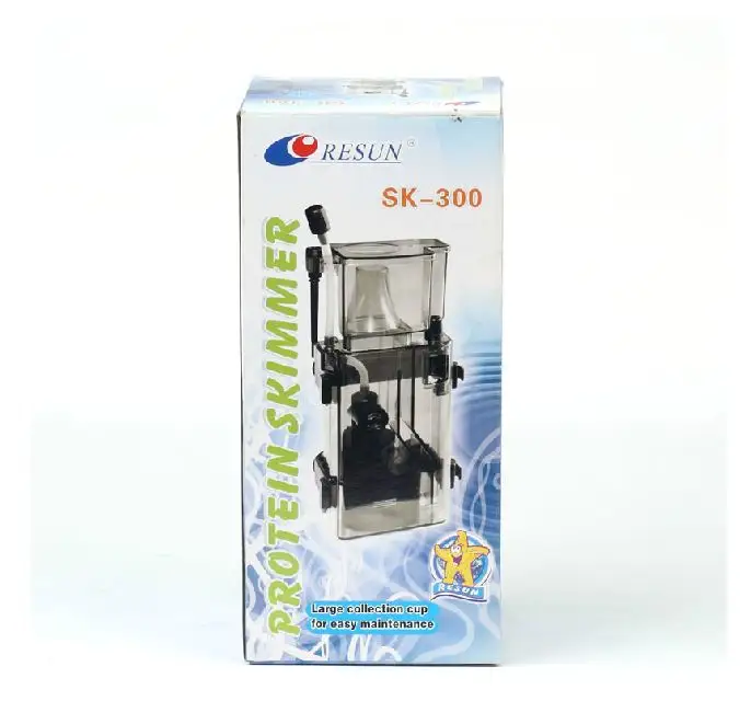 Resun SK-300 Marine Pneumatische Scheiding Filter Systeem Aquarium Eiwitafschuimer Zoutwater Skimmer Eiwit