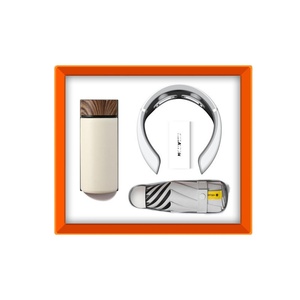 Smart Vacuum Flask Umbrella Neck Massager Promotional Gift Sets Corporate Items for House Warming Return Gift Set Gadget Tech